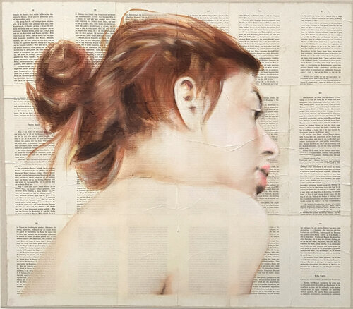 Seitenblick by Gudrun Eleonore Siegmund, Painting for Sale on Select