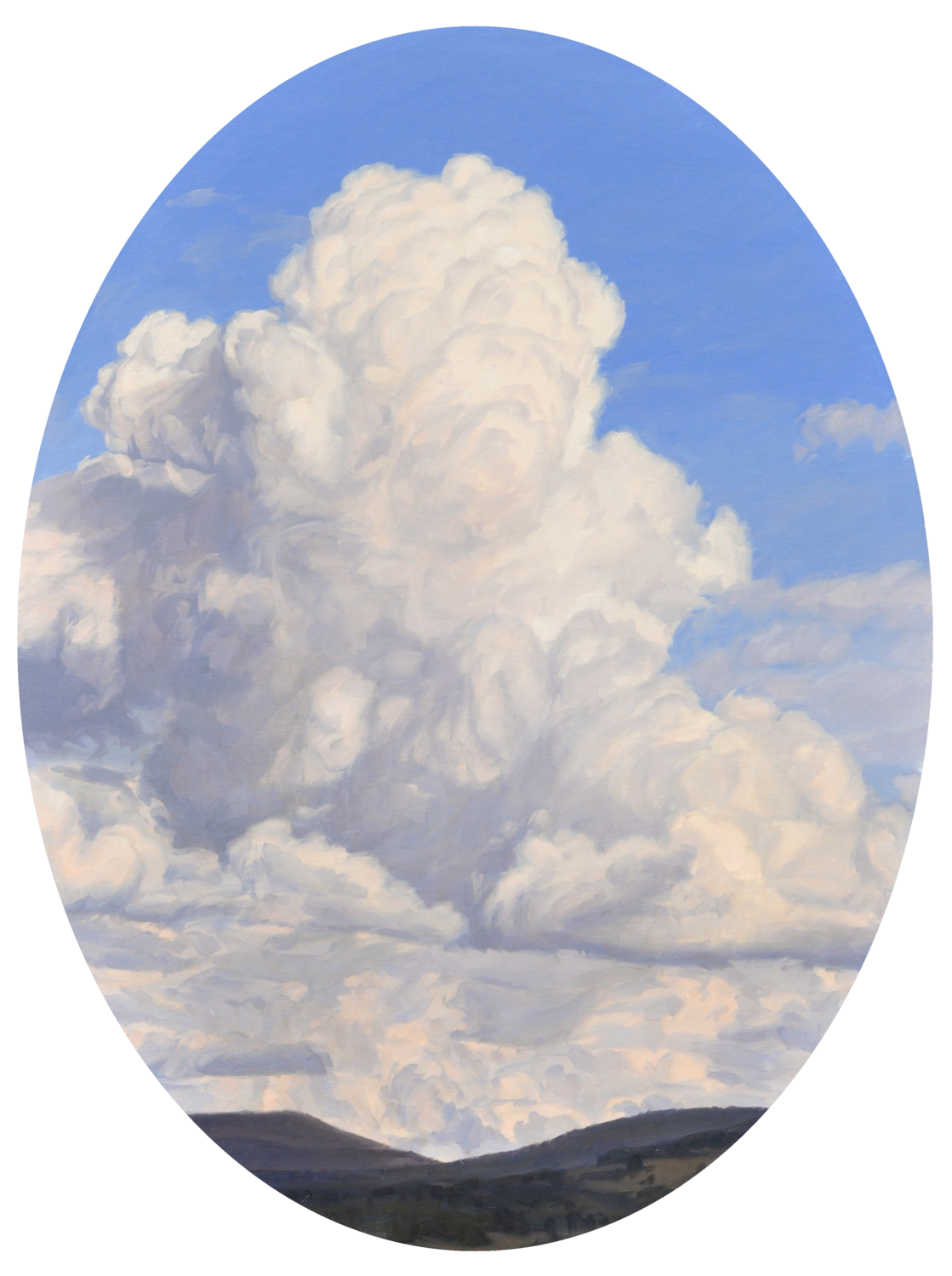 Ciel en élévation — 24 septembre, 17 h Anne Baudequin Original painting for sale
