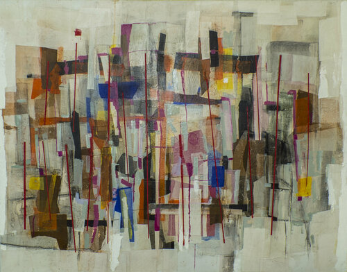 Fragmentos 5 by Pedro Carrasco, Painting for Sale on Select