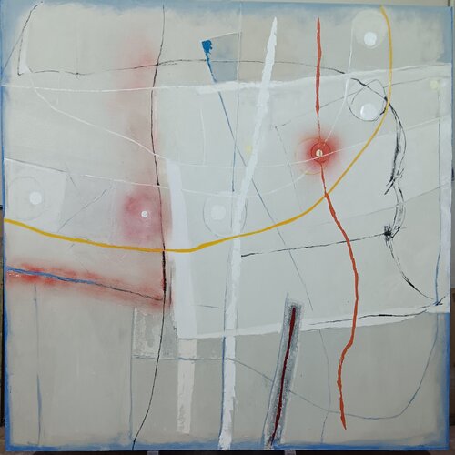 La luna animada by Pedro Carrasco, Painting for Sale on Select