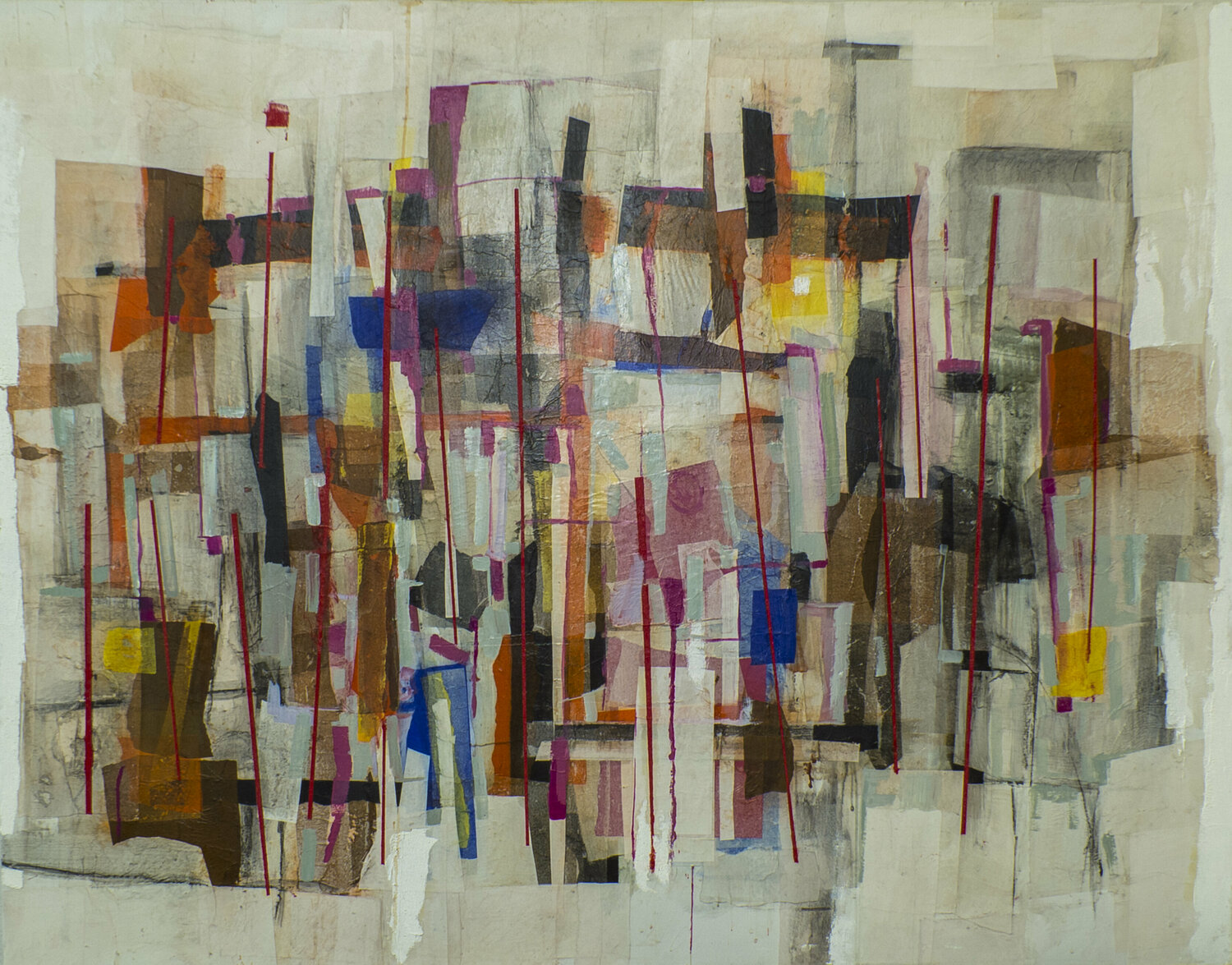 Fragmentos 5 Pedro Carrasco Original painting for sale