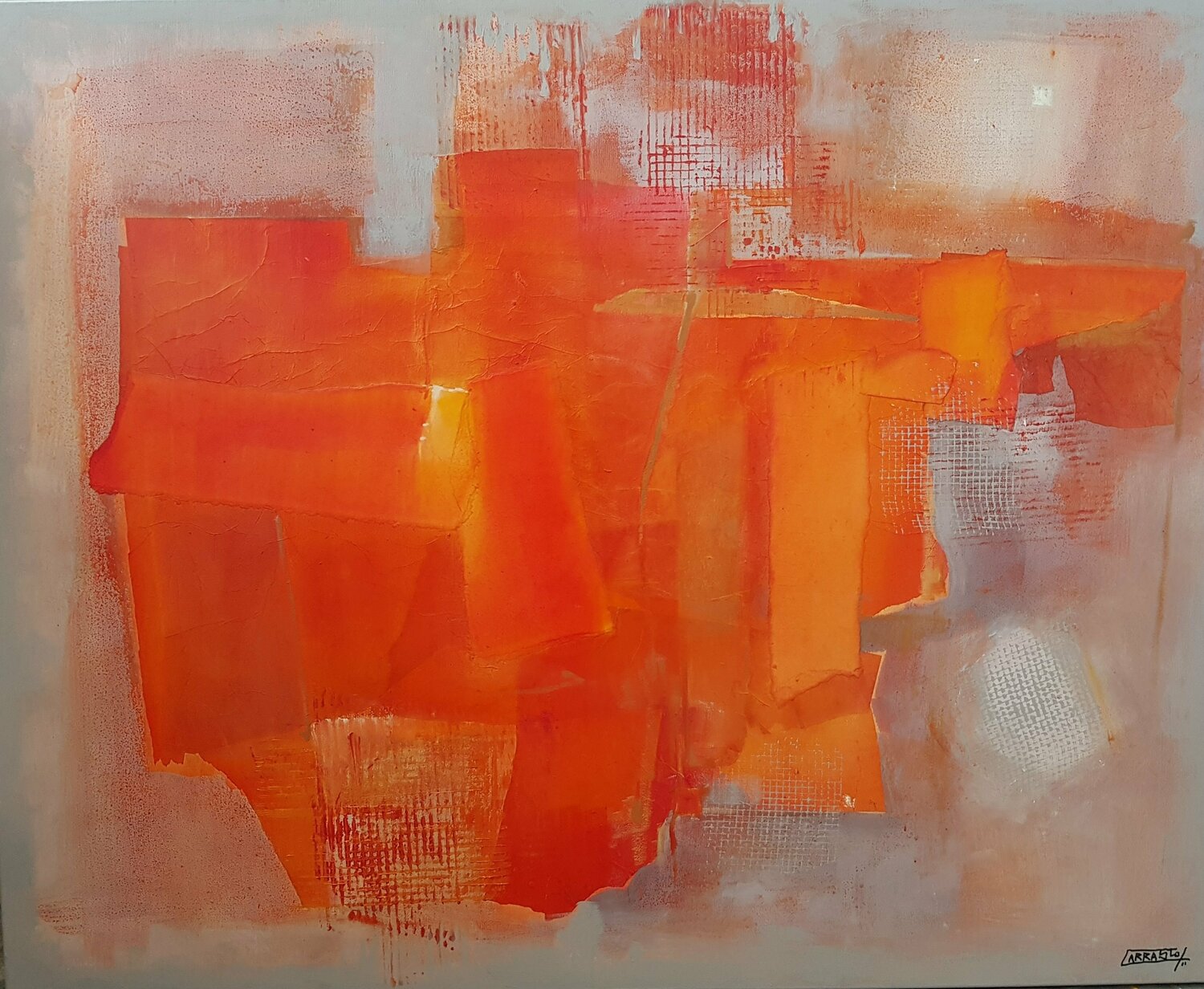 Amapola y Memoria Pedro Carrasco Original painting for sale