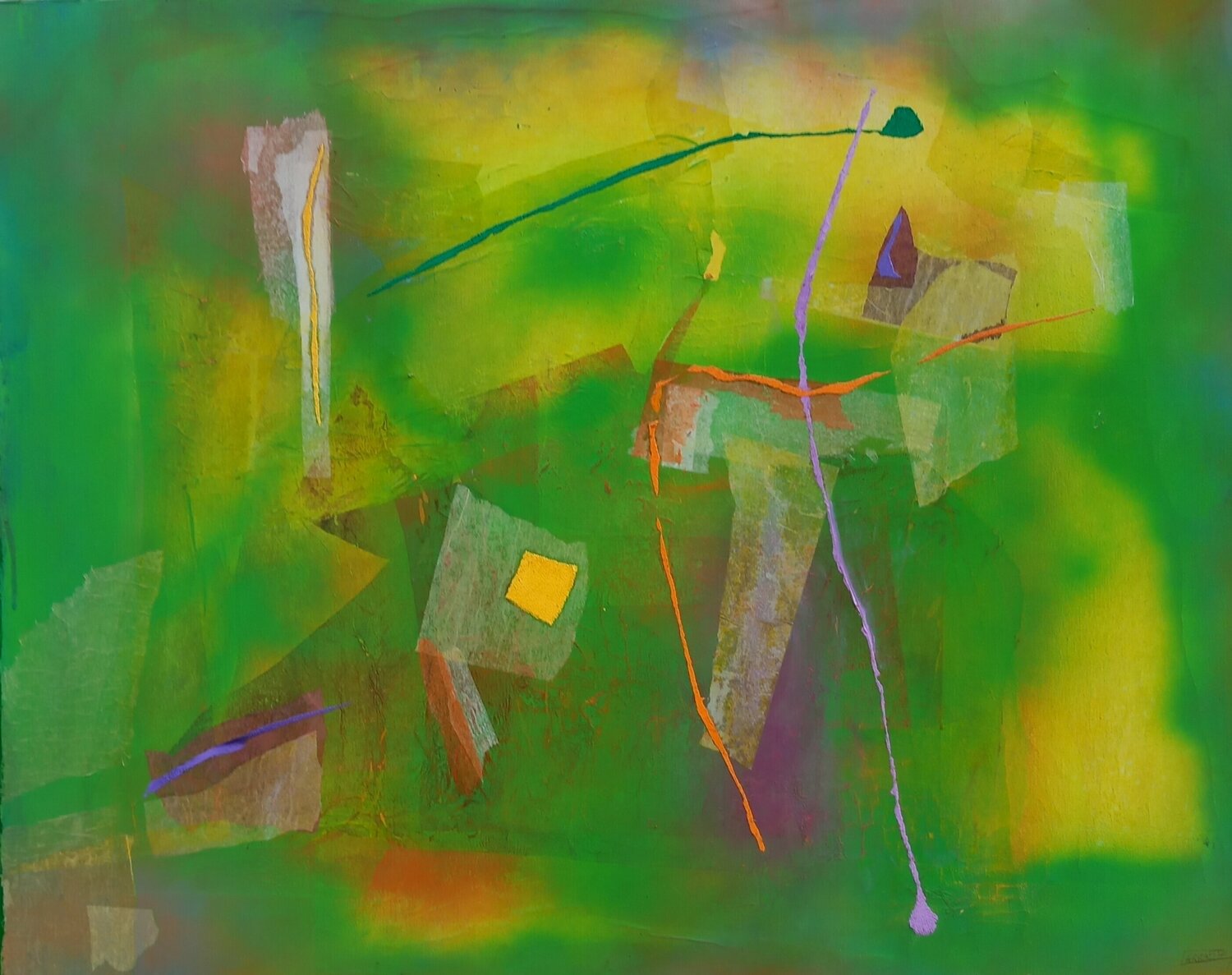 Blues 2 Pedro Carrasco Original painting for sale