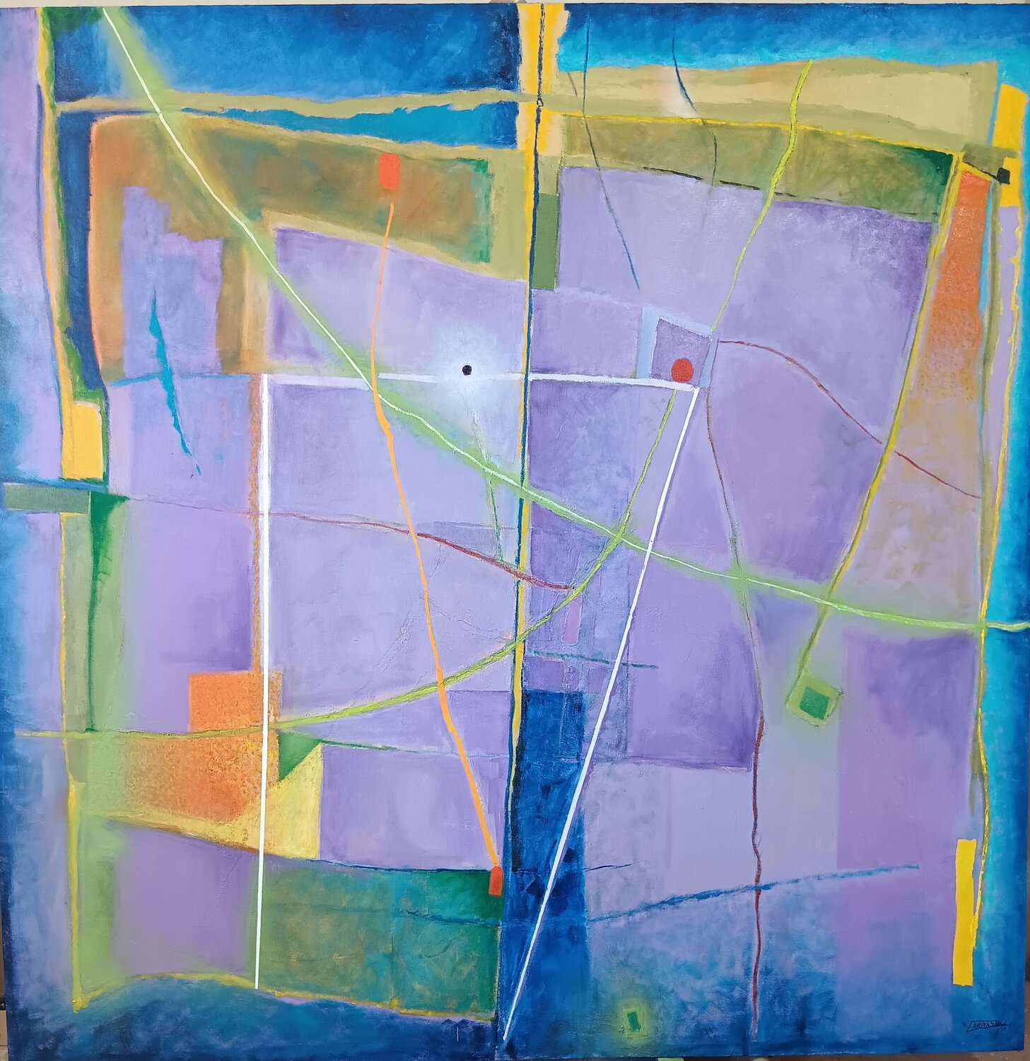 Alegria Pedro Carrasco Original painting for sale