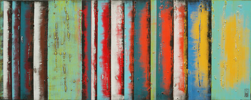 Yellow Panels von Ronald Hunter, Malerei kaufen auf Select