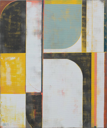 The Maze Yellow by Ronald Hunter, Painting for Sale on Select