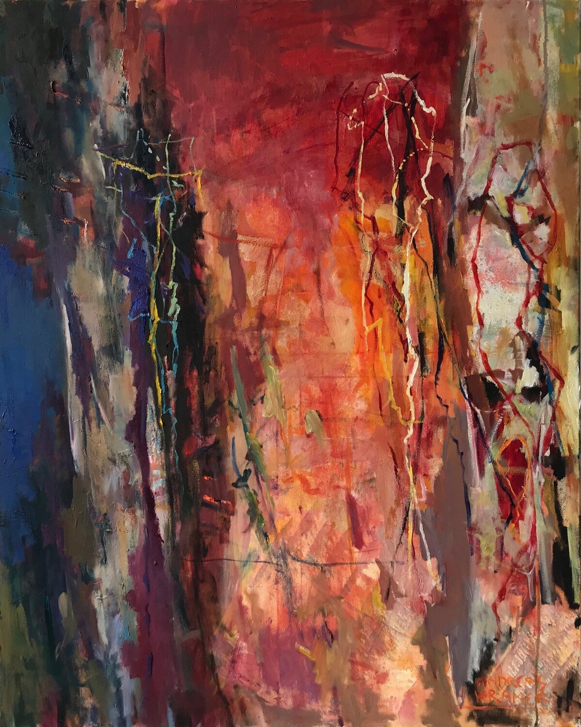 Herzbergklänge I0 Andreas Kramer Original painting for sale