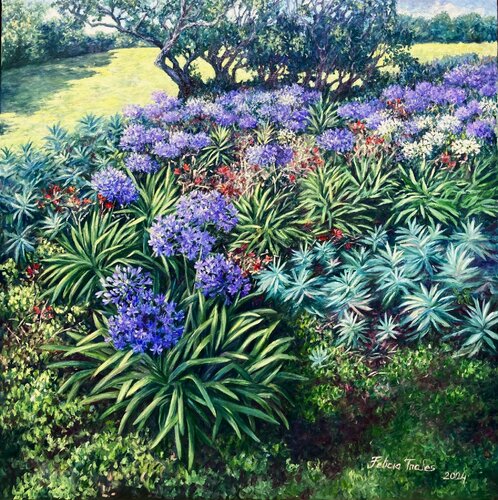 Blooming Garden by Felicia Trales, Painting for Sale on Select