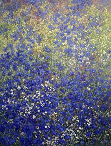Whispering Blue von Felicia Trales, Malerei kaufen auf Select