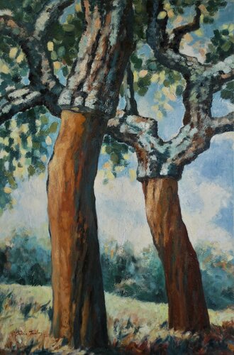 Corktree by Felicia Trales, Painting for Sale on Select