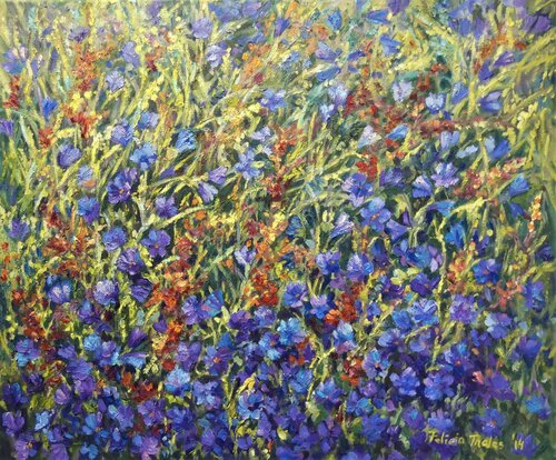 Wild Flowers by Felicia Trales, Painting for Sale on Select