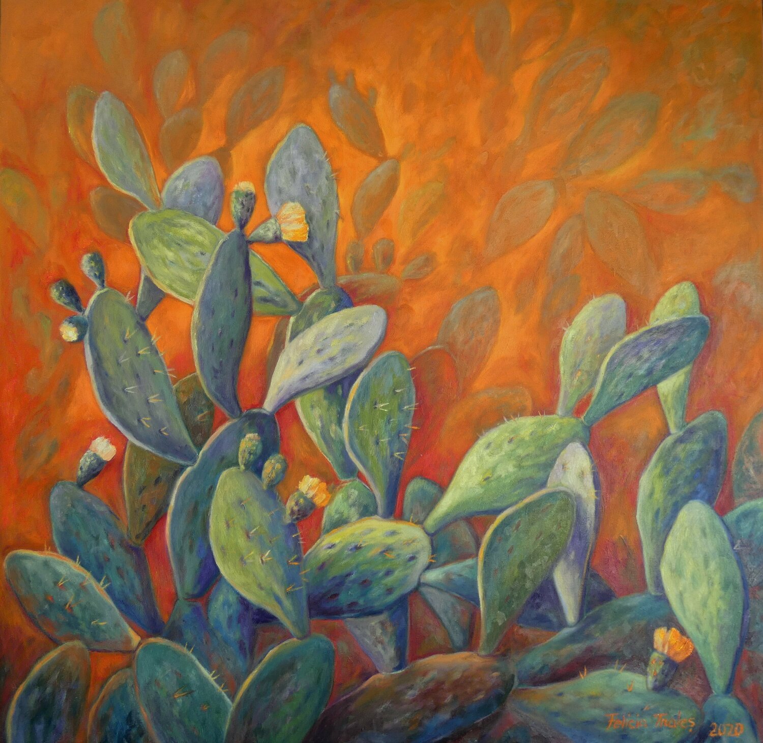 Heat Felicia Trales Original painting for sale