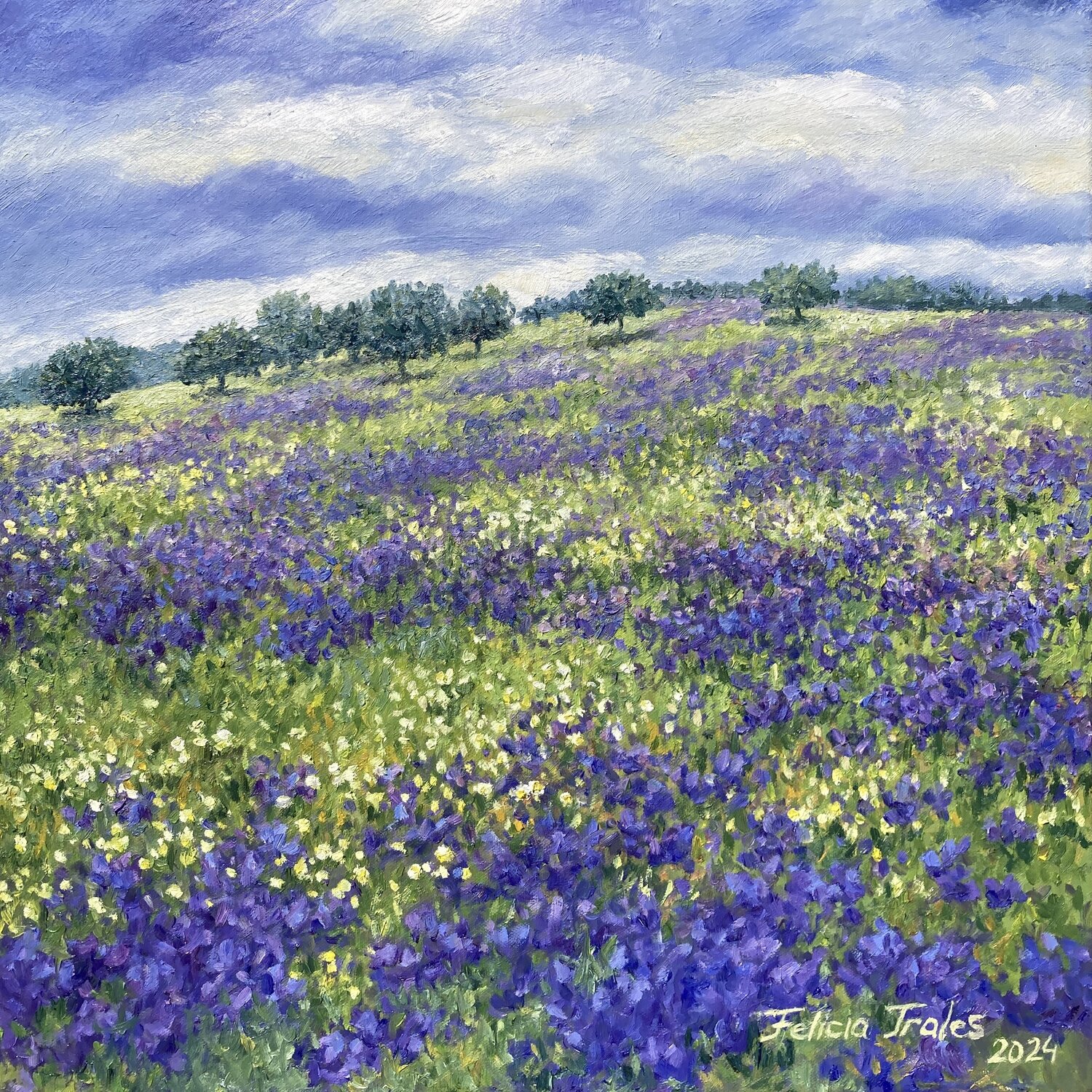 Blue Spring Felicia Trales Original painting for sale
