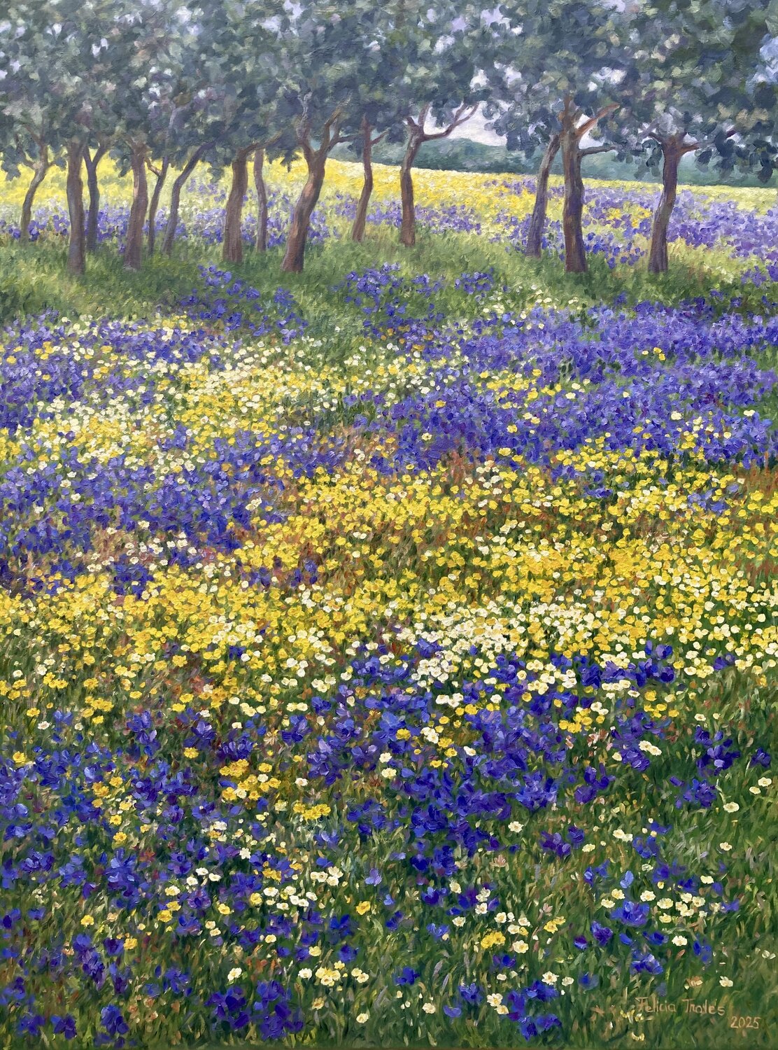Spring Morning Felicia Trales Original painting for sale