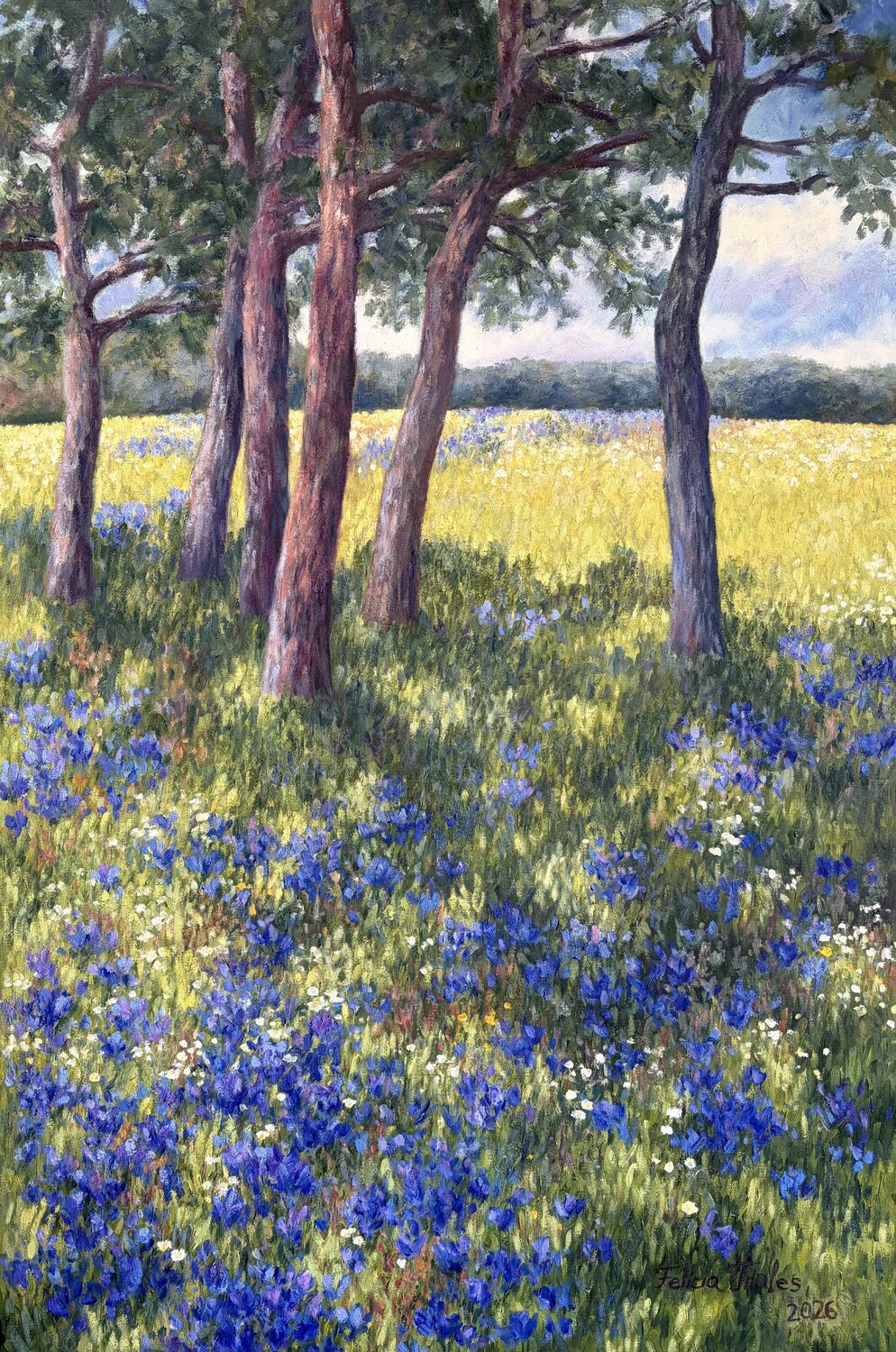 Nature Spring Felicia Trales Original painting for sale