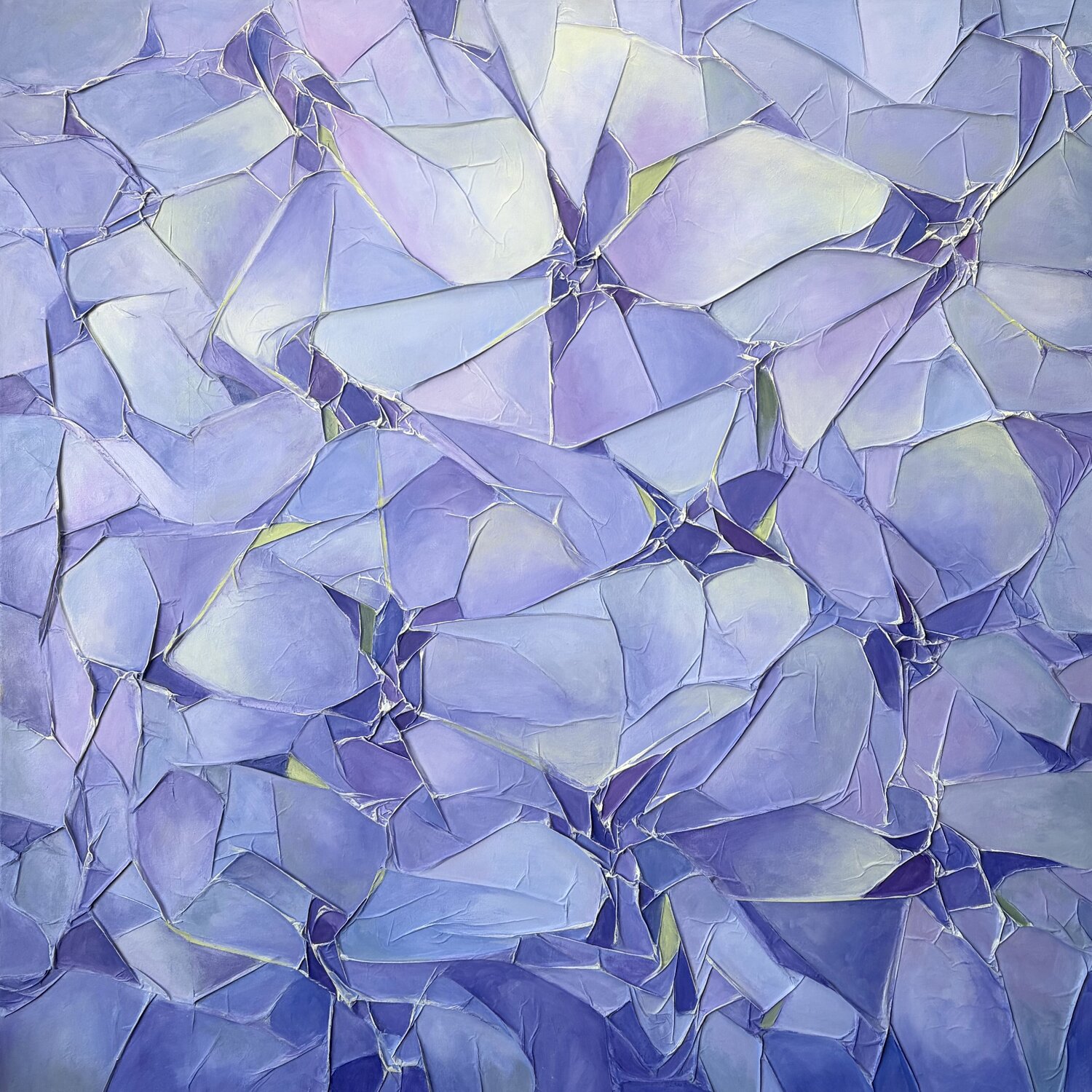 Flowering Felicia Trales Original painting for sale
