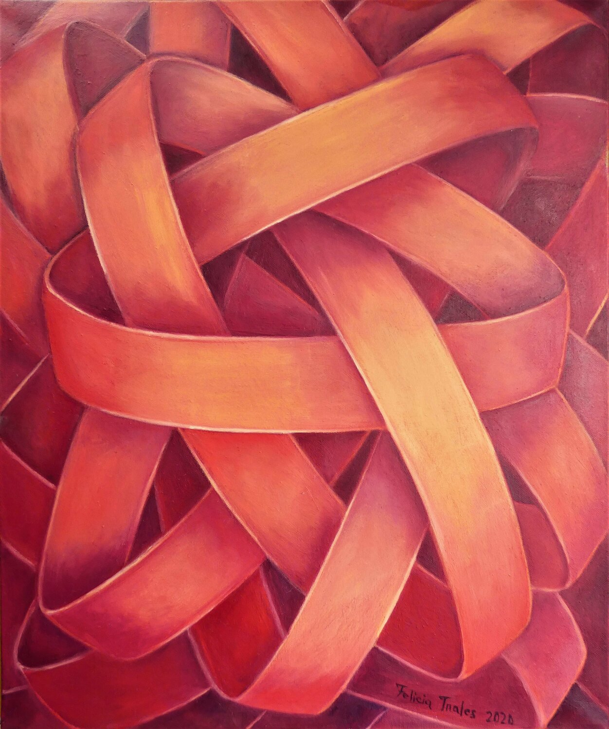Intuition II Felicia Trales Original painting for sale