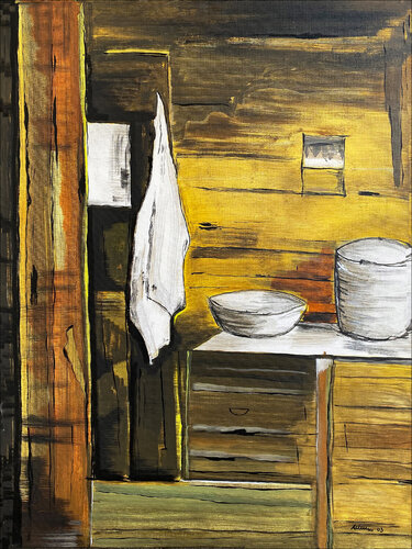 Alte Stube by Rudi Eckerle, Painting for Sale on Select