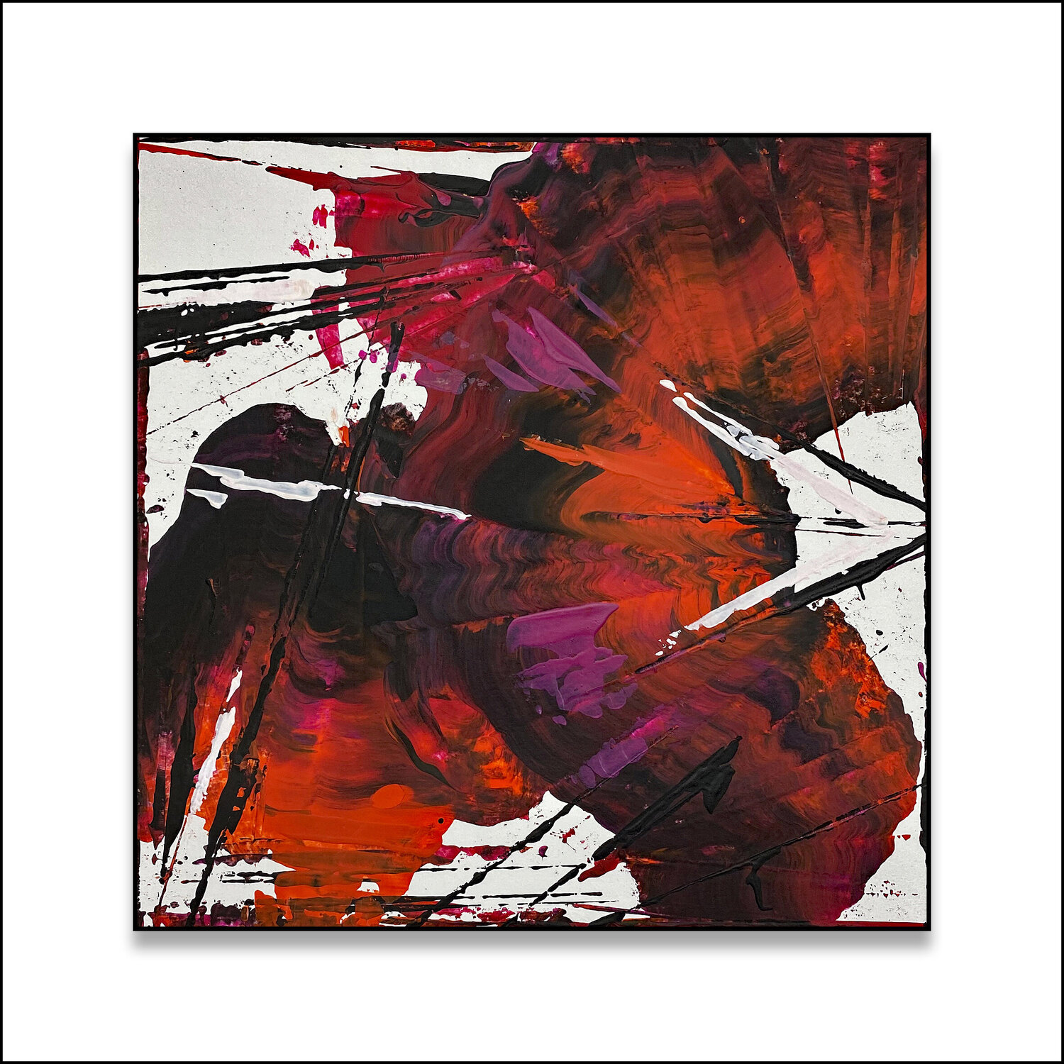 Color Field Painting 03 Rudi Eckerle Original painting for sale