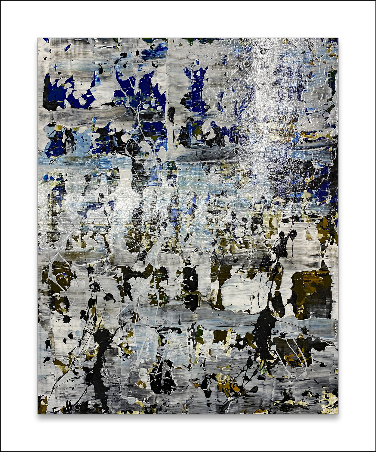 Color Field Painting 09 Rudi Eckerle Original painting for sale