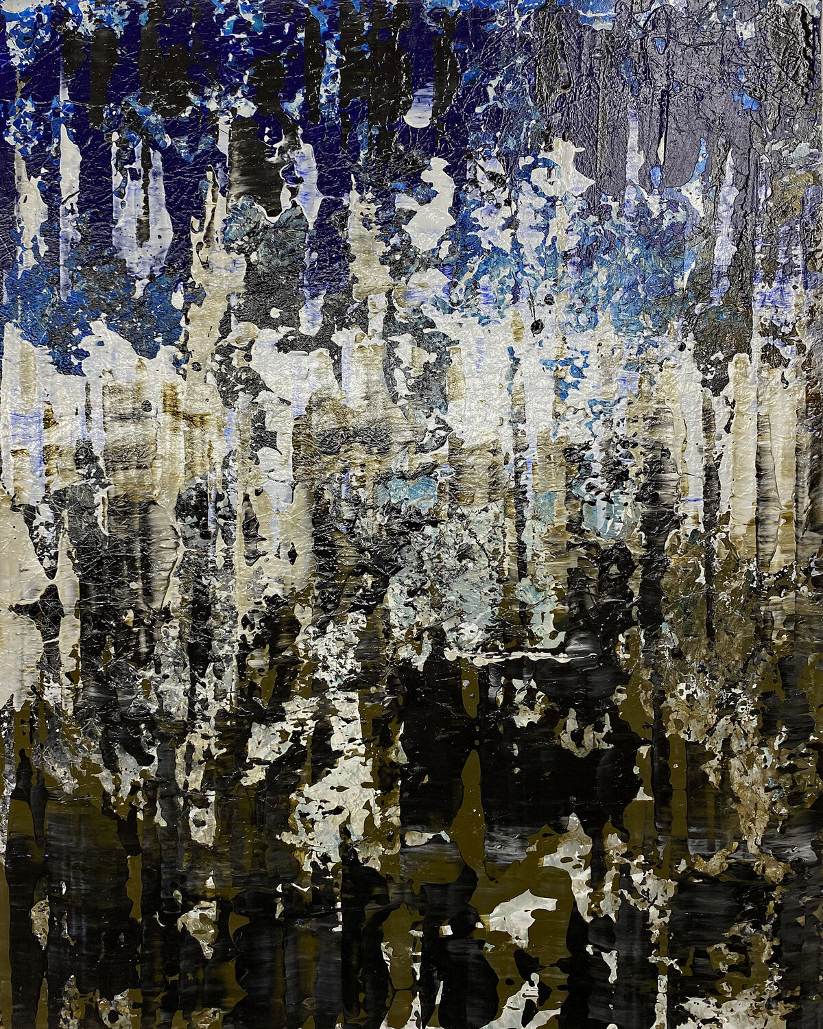 Color Field Painting 08 Rudi Eckerle Original painting for sale