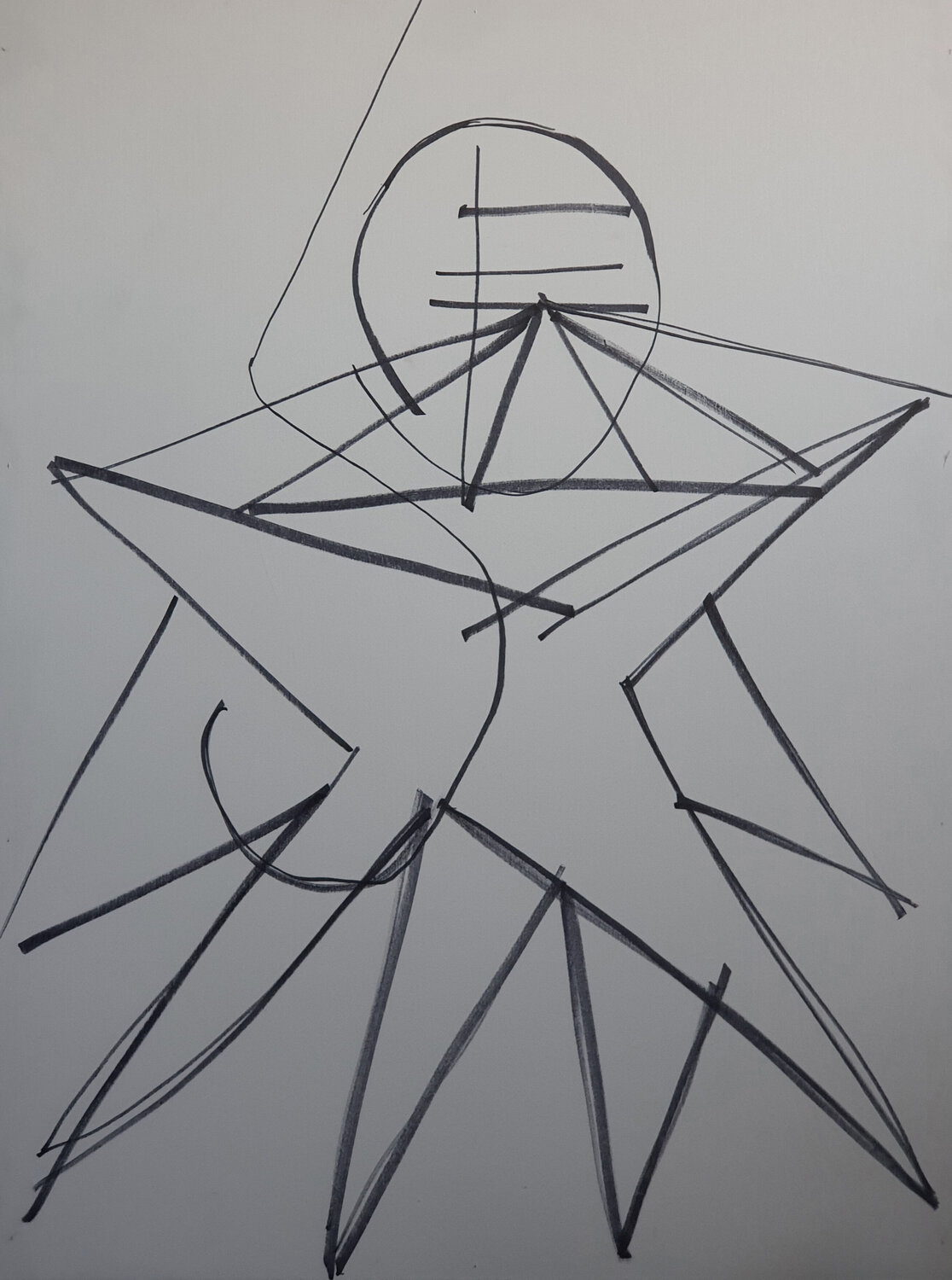 ''Star child'' Gustavs Filipsons Original painting for sale