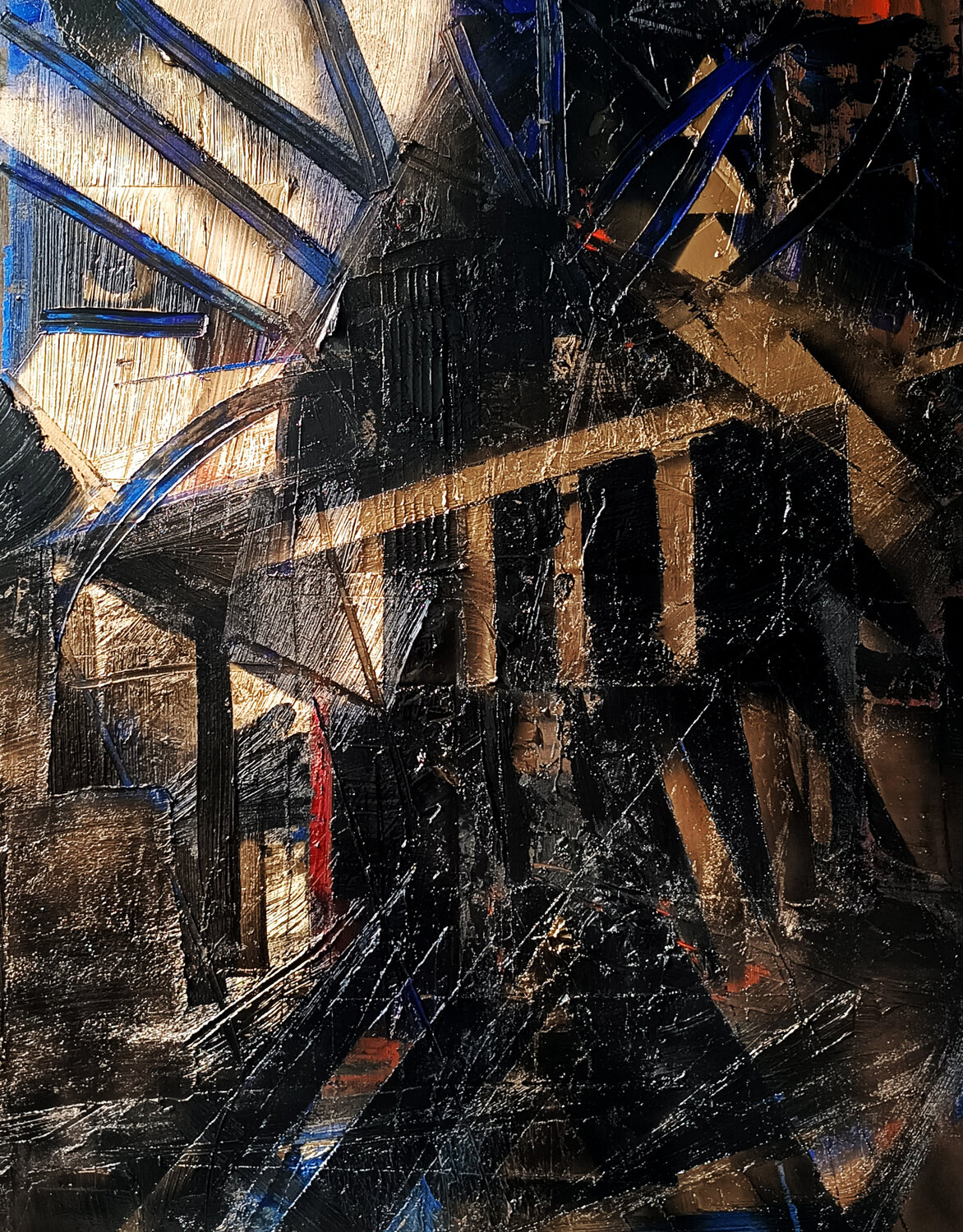 ''Shaman'' Gustavs Filipsons Original painting for sale