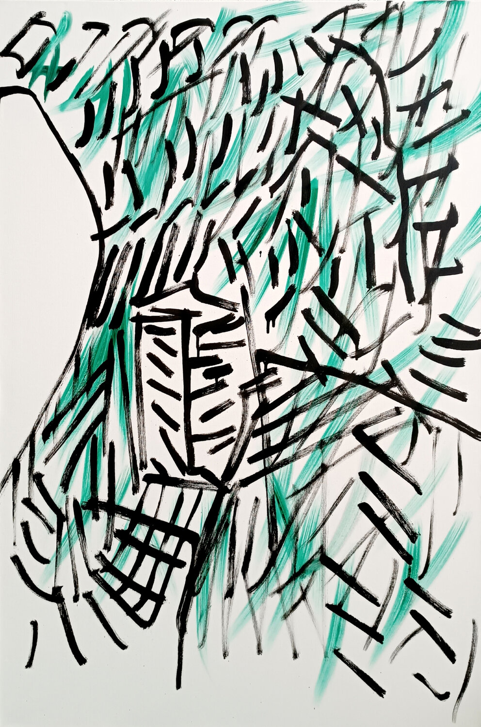 ''Hidden doors'' Gustavs Filipsons Original painting for sale