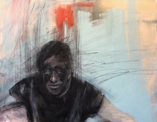 Outsider by Tracy Ostmann Haschke, Painting for Sale on Select