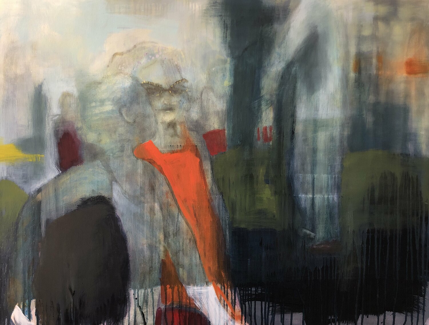 Hello Goodbye Tracy Ostmann Haschke Original painting for sale