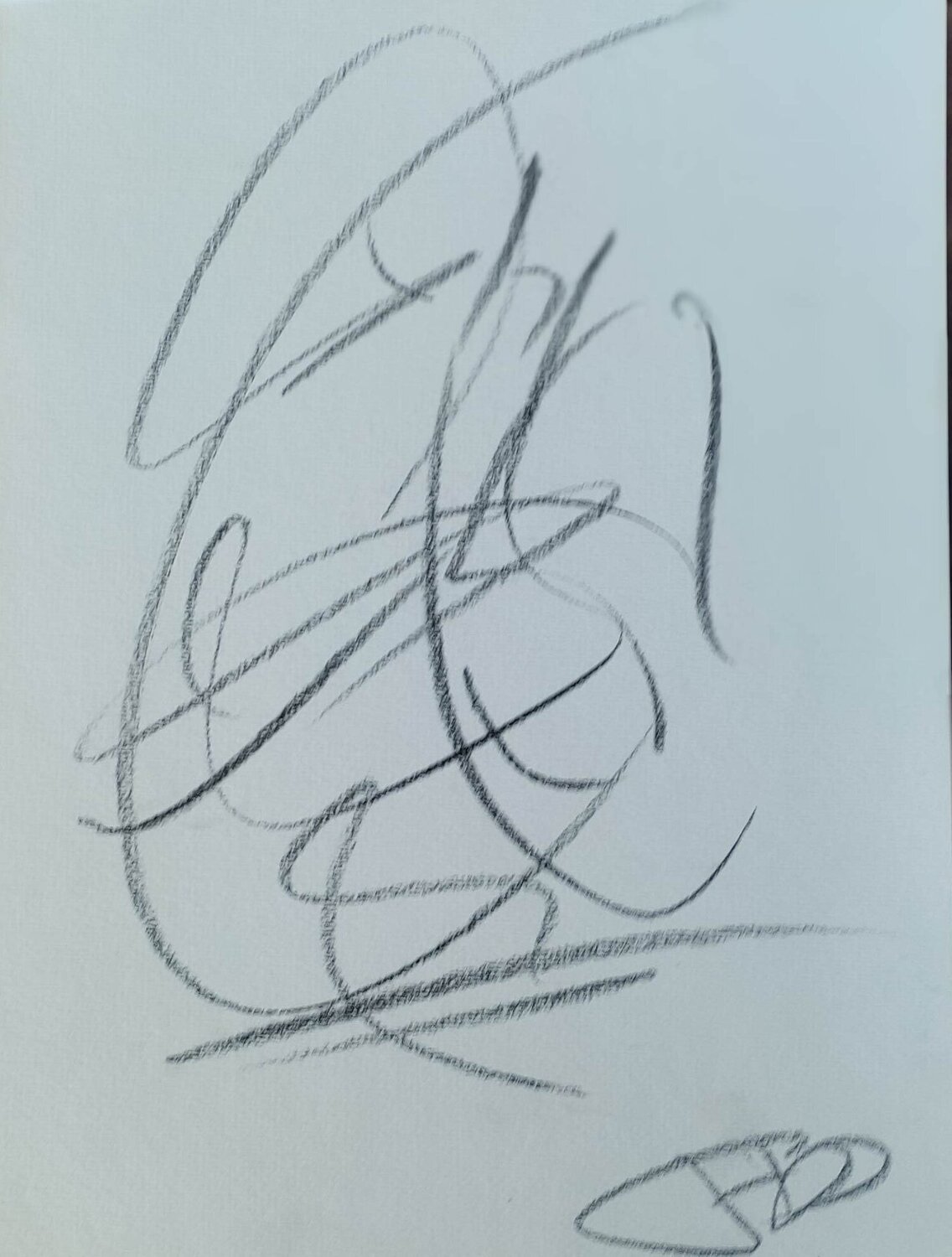 ECRITURES 6 Jean-Baptiste Van den Heede Drawing for sale