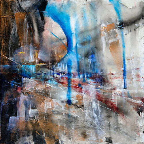 Theaterplatz by Annette Schmucker, Painting for Sale on Select