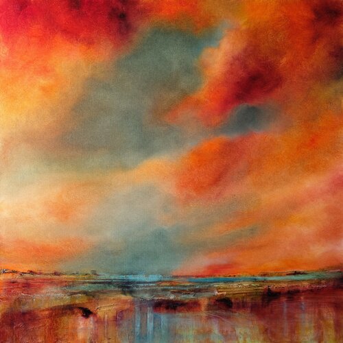 Abendstimmung by Annette Schmucker, Painting for Sale on Select