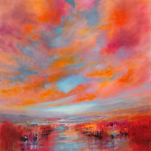 Träumen - just dreaming by Annette Schmucker, Painting for Sale on Select