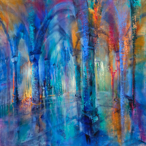 Säulenhalle by Annette Schmucker, Painting for Sale on Select
