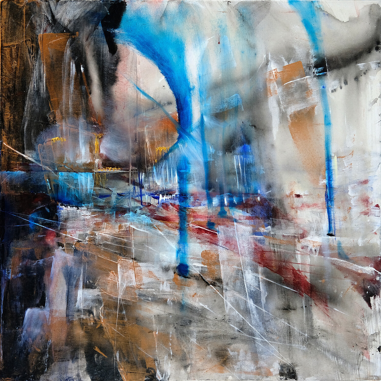 Theaterplatz Annette Schmucker Original painting for sale