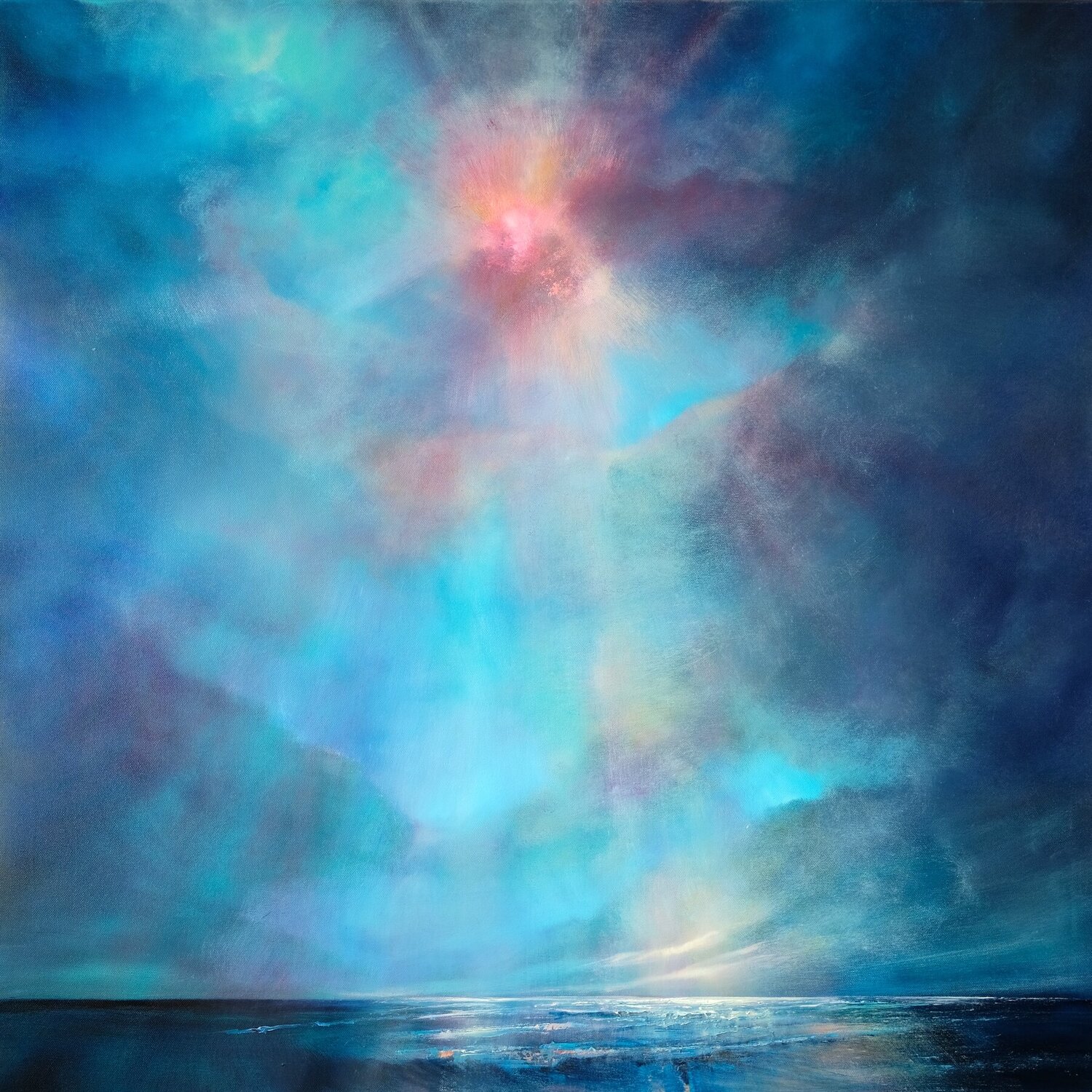 Kraft und Stille - Power and silence Annette Schmucker Original painting for sale