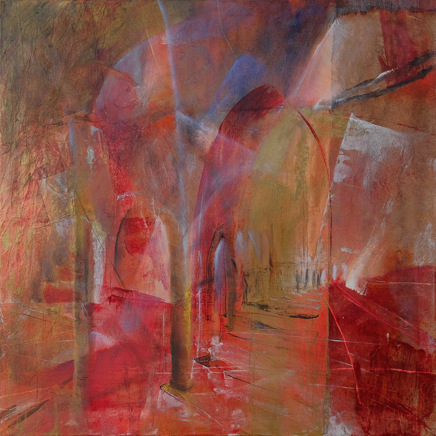 Meeting point Annette Schmucker Original painting for sale