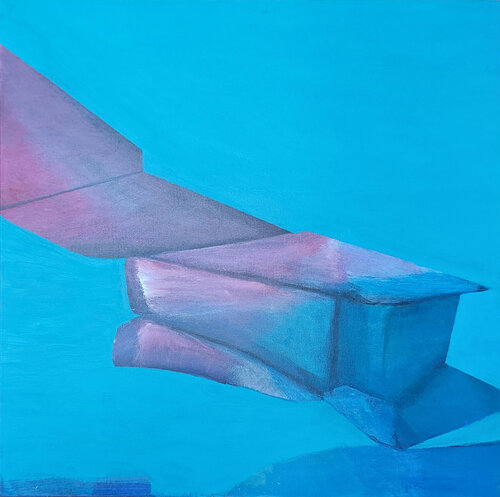 In cerca di equilibrio by Bartolomeo Gatto, Painting for Sale on Select