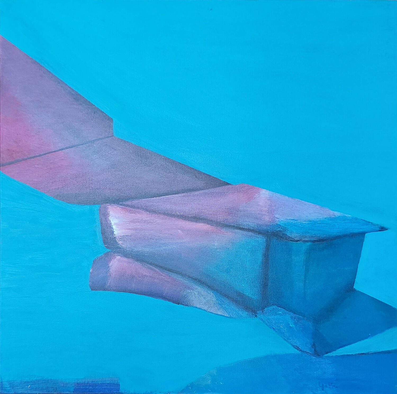 In cerca di equilibrio Bartolomeo Gatto Original painting for sale