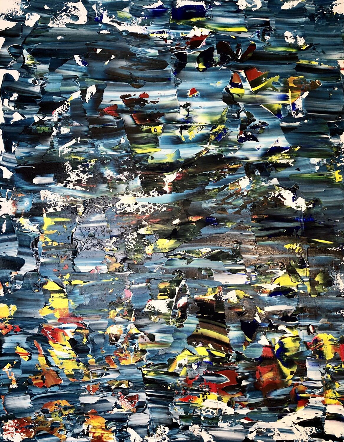 Blue Depths Nena Lang Original painting for sale