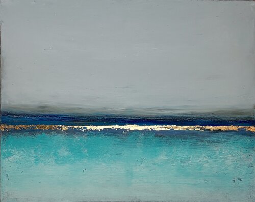 Dreaming of the sea by Brigitte Dravet, Painting for Sale on Select