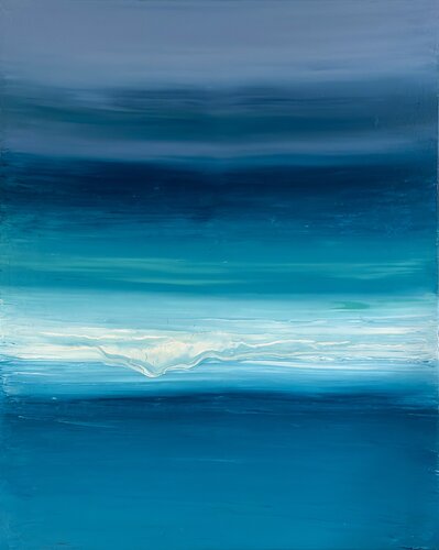 Down to the overflow by Brigitte Dravet, Painting for Sale on Select