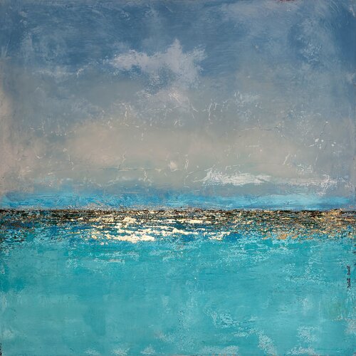 Horizon tropical by Brigitte Dravet, Painting for Sale on Select