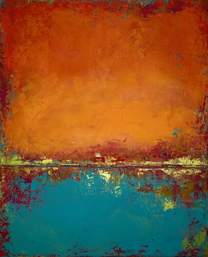 Vivre avec passion by Brigitte Dravet, Painting for Sale on Select