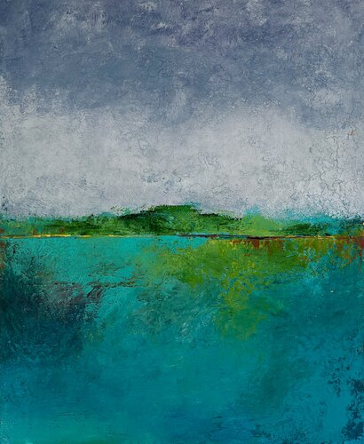 Emmène-moi voir la mer. by Brigitte Dravet, Painting for Sale on Select