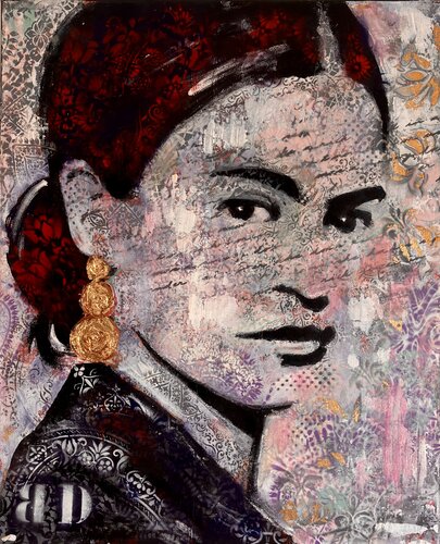 The look of Frida by Brigitte Dravet, Painting for Sale on Select