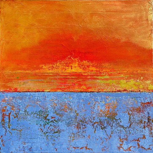 L'Heure Incandescente by Brigitte Dravet, Painting for Sale on Select