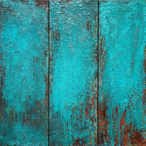 L'Alchimie (triptyque) by Brigitte Dravet, Painting for Sale on Select