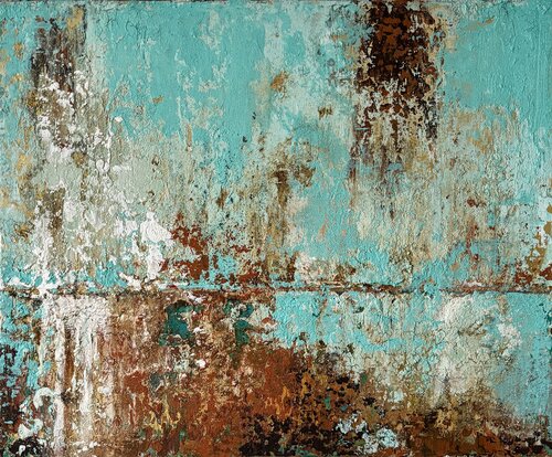 Rust and Gold by Brigitte Dravet, Painting for Sale on Select